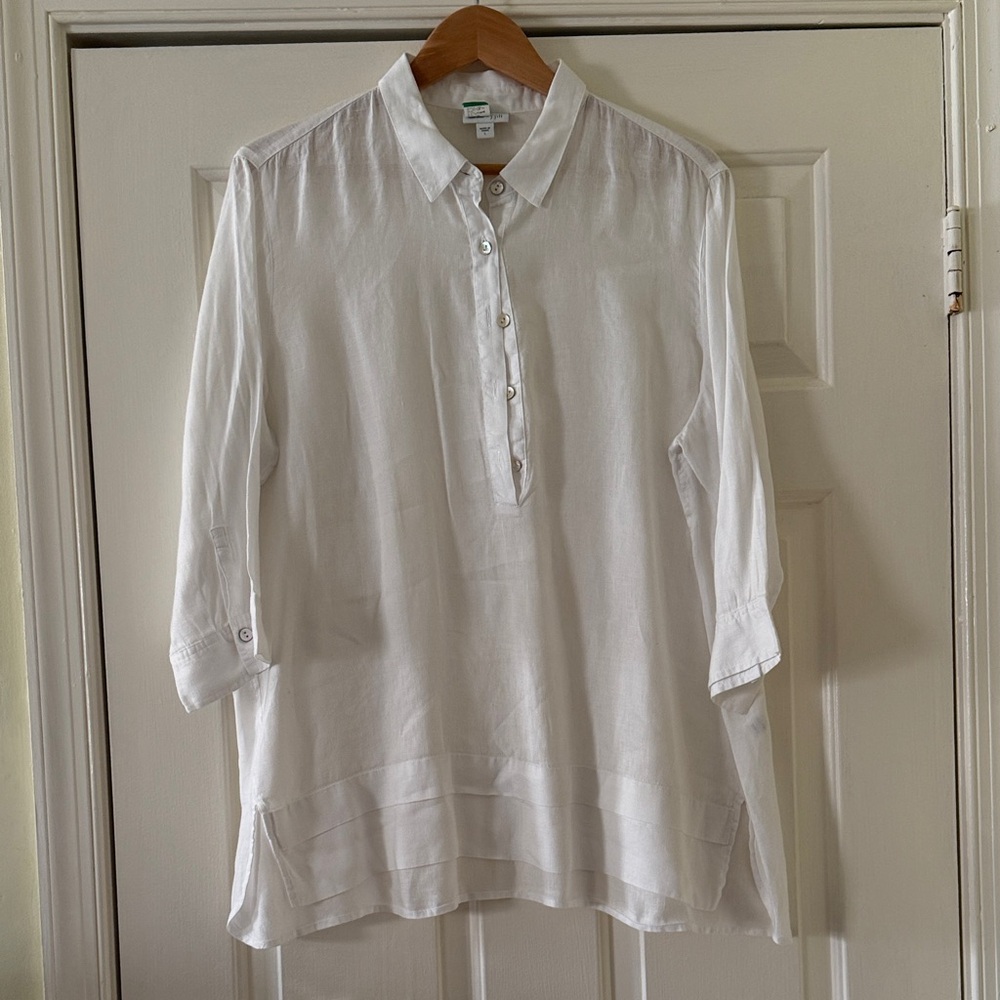 J. Jill White Women's Tunic Top